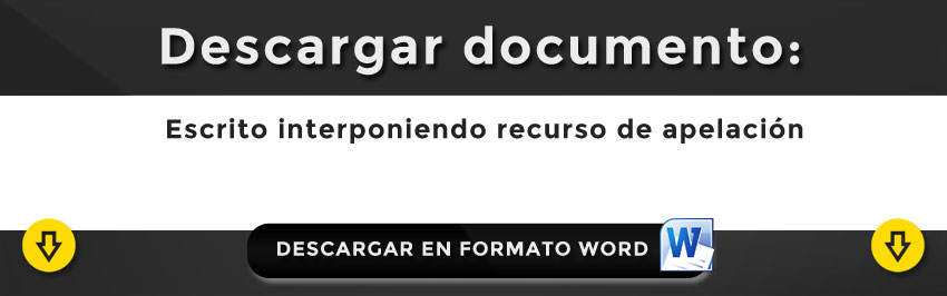  Escrito in Providencia dando traslado del escrito de apelación a las demás partesterponiendo recurso de apelación